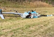 Six passengers killed helicopter crash