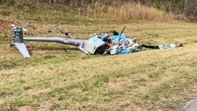 Six passengers killed helicopter crash