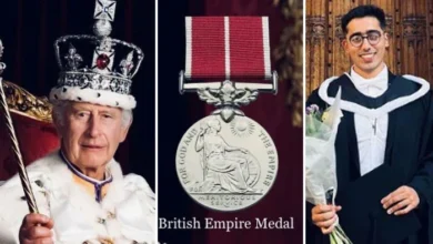 honoured with British Empire Medal