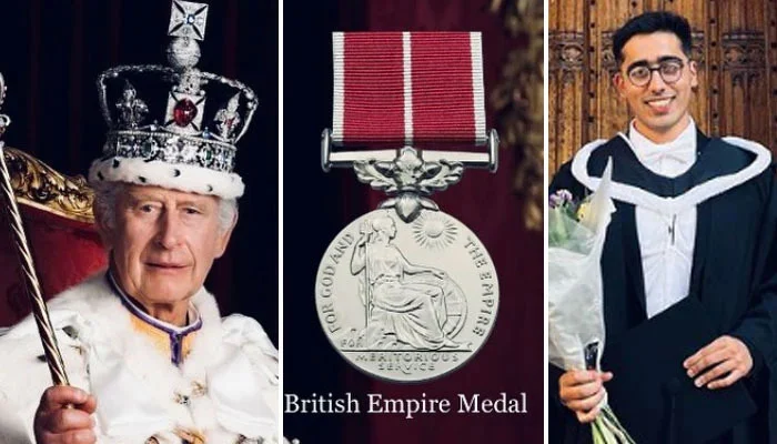 honoured with British Empire Medal