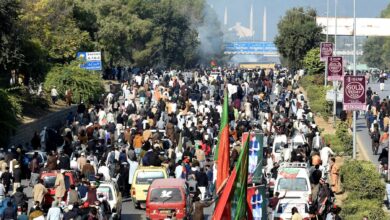 PTI protesters gather at D-Chowk