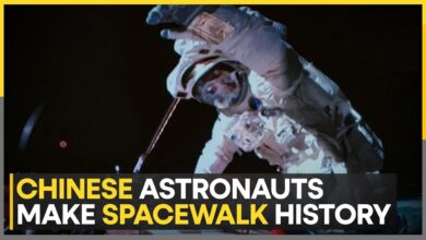 Chinese astronauts make history