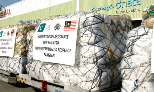 Pakistan sends goods to flood-hit Malaysia