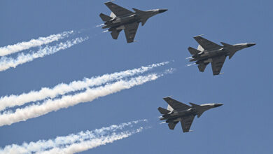 India shows military