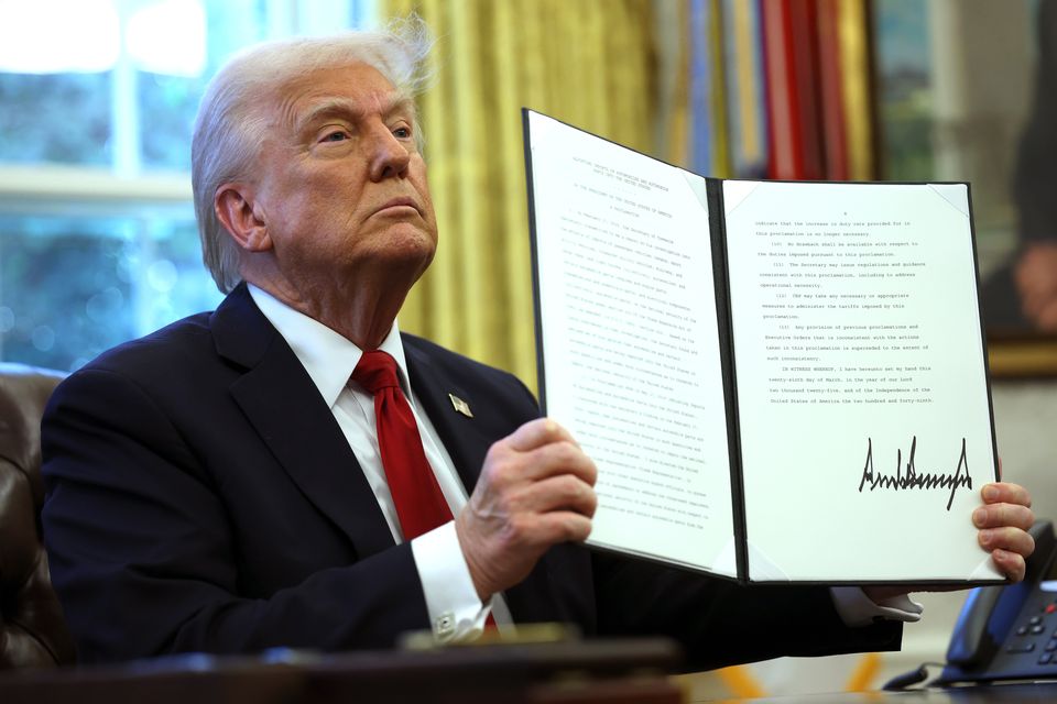 Trump announces 25pc
