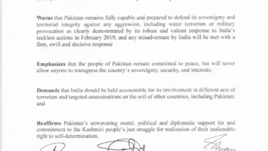Pakistan to Pahalgam attack