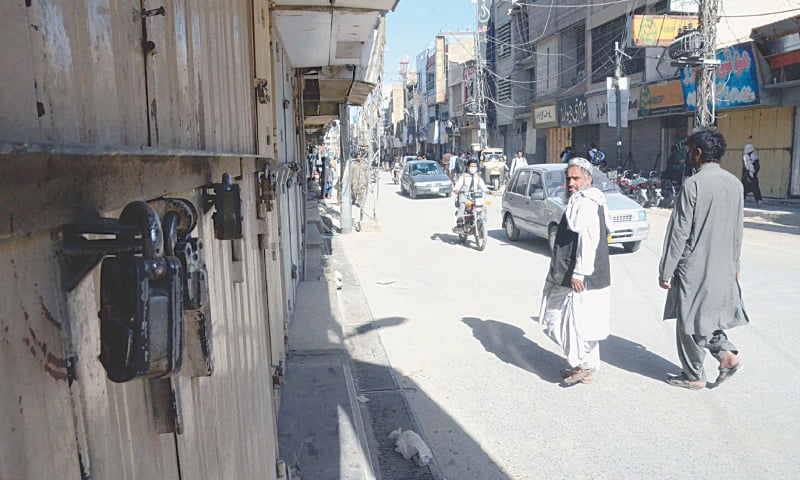 Shutter-down strike observed