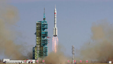 Three Chinese astronauts