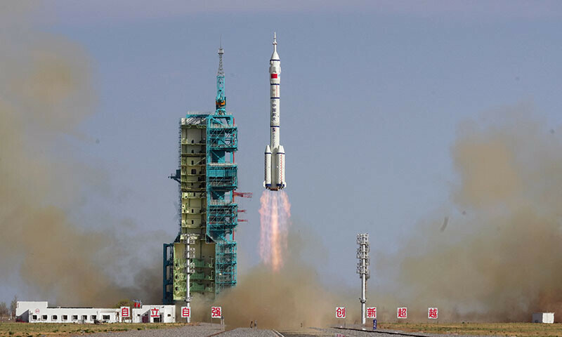 Three Chinese astronauts