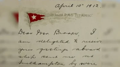 Titanic survivor's 113-year-old letter